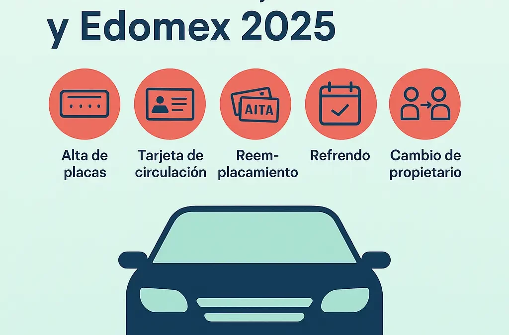 Trámites vehicular de morelos, cdmx y edomex. Guia definitiva 2025